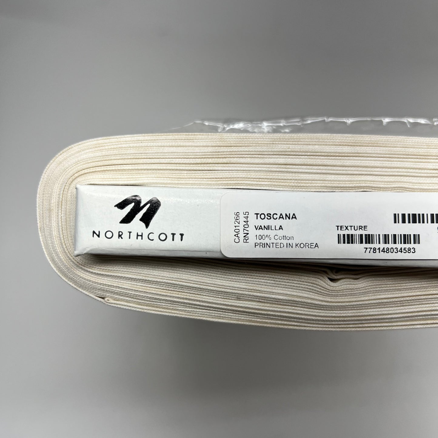 NORTHCOTT Toscana by Deborah Edwards Fabric 100% Cotton 15 Yds Vanilla 9020-12