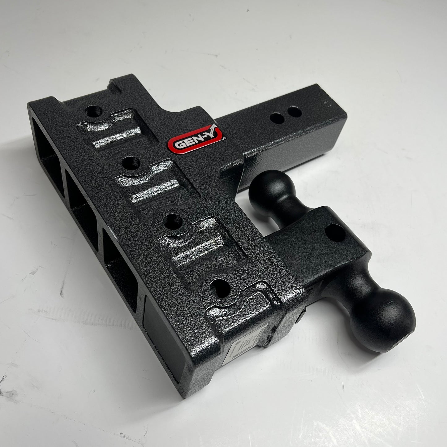 GEN-Y Adjust 2 Ball Mount W/ Stacked Receivers 2-1/2" Hitch 6" Drop/Rise GH-9|24