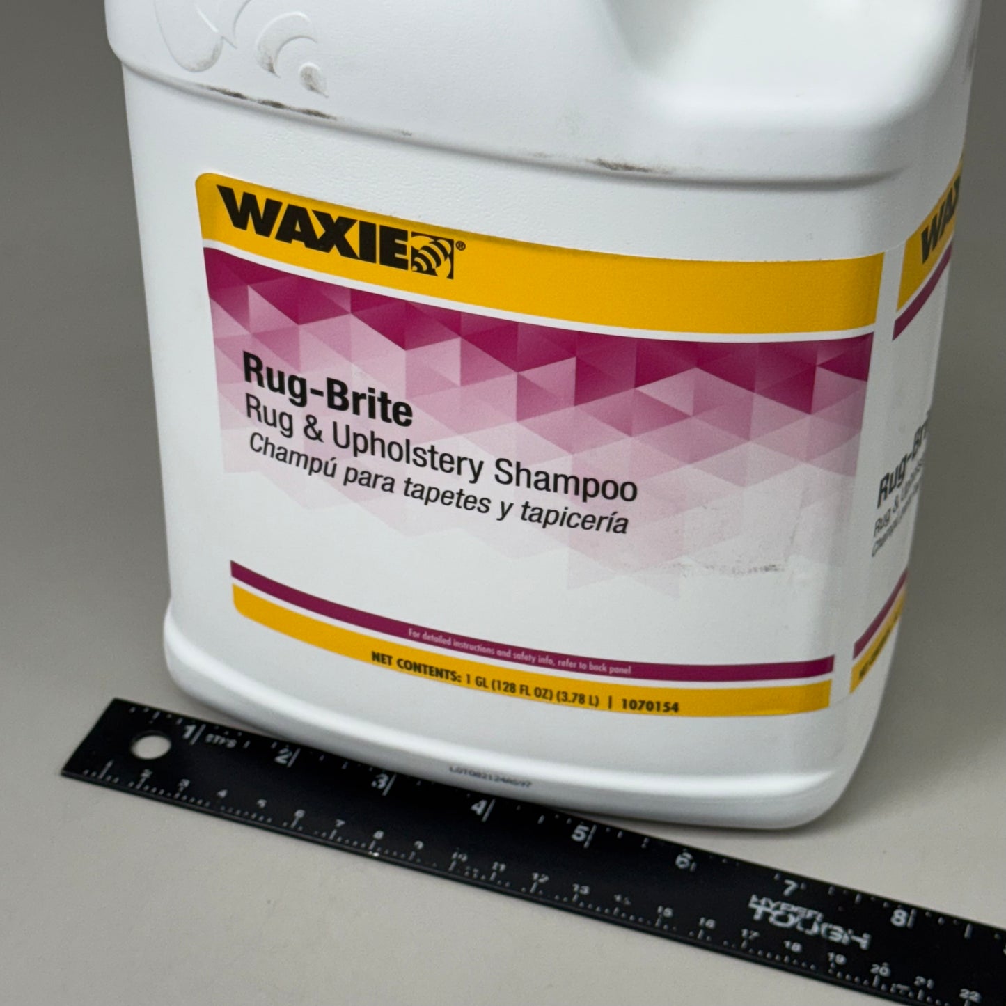 WAXIE (4 PACK!) Rug-Brite Rug & Upholstery Shampoo 1 Gal Each White 1070154