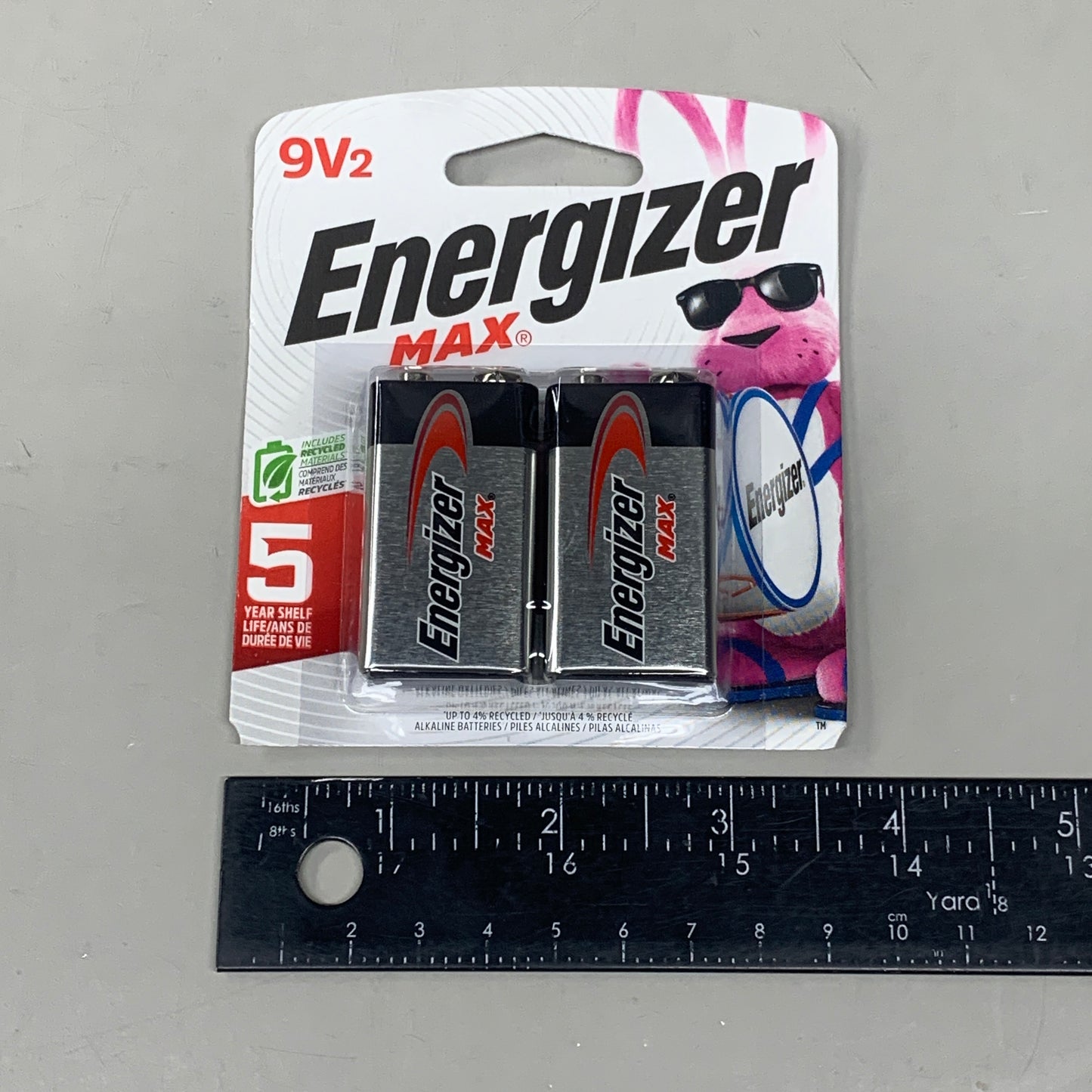 ENERGIZER MAX (3 PACK) Alkaline Battery 9 Volt General Purpose 2pk 522BP-2