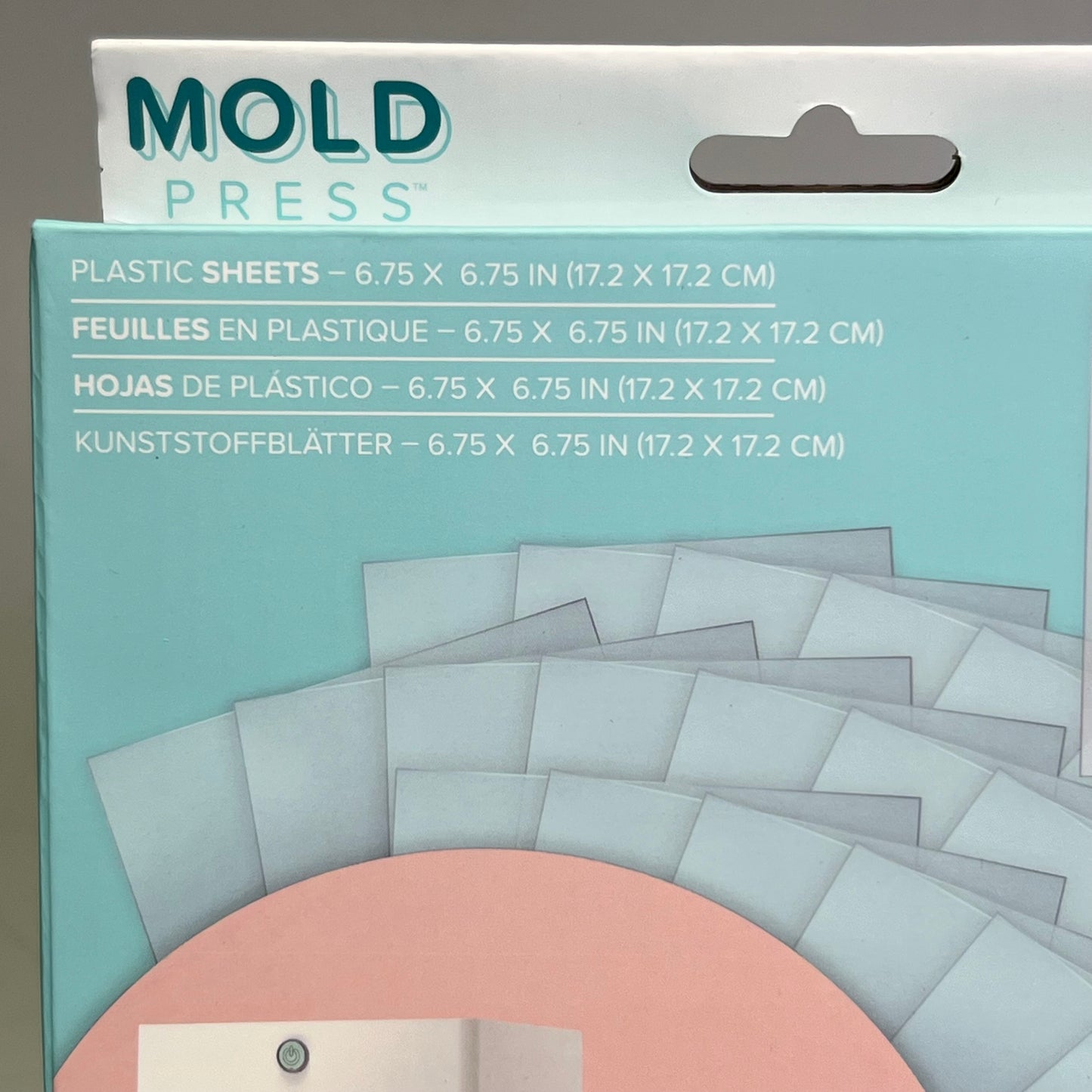 AMERICAN CRAFTS (40 Pcs) We R Makers Mold Press Clear Plastic Sheets