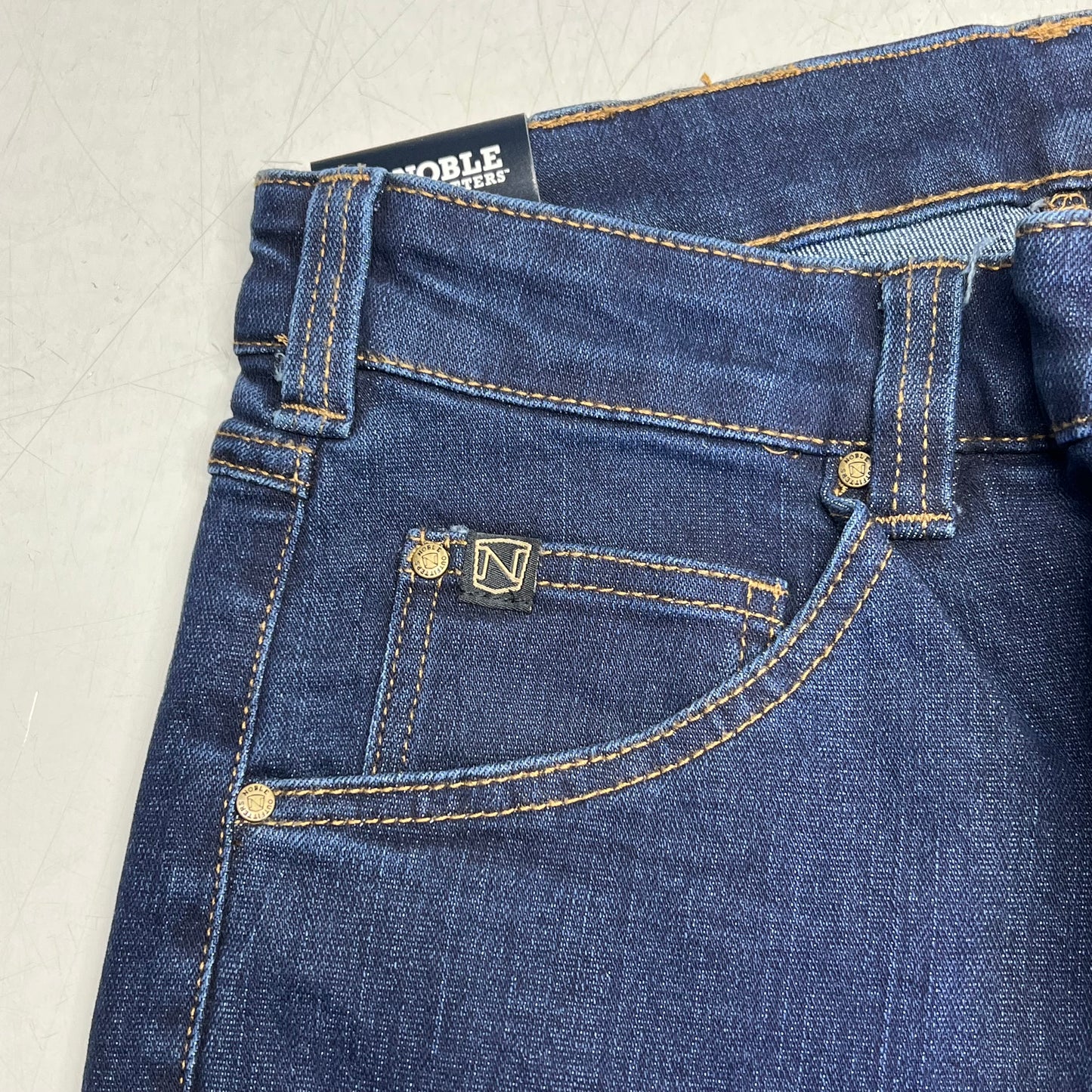 NOBLE OUTFITTERS Flex Denim 5-Pocket Work Pant Men's Sz 34x34  Indigo 18458