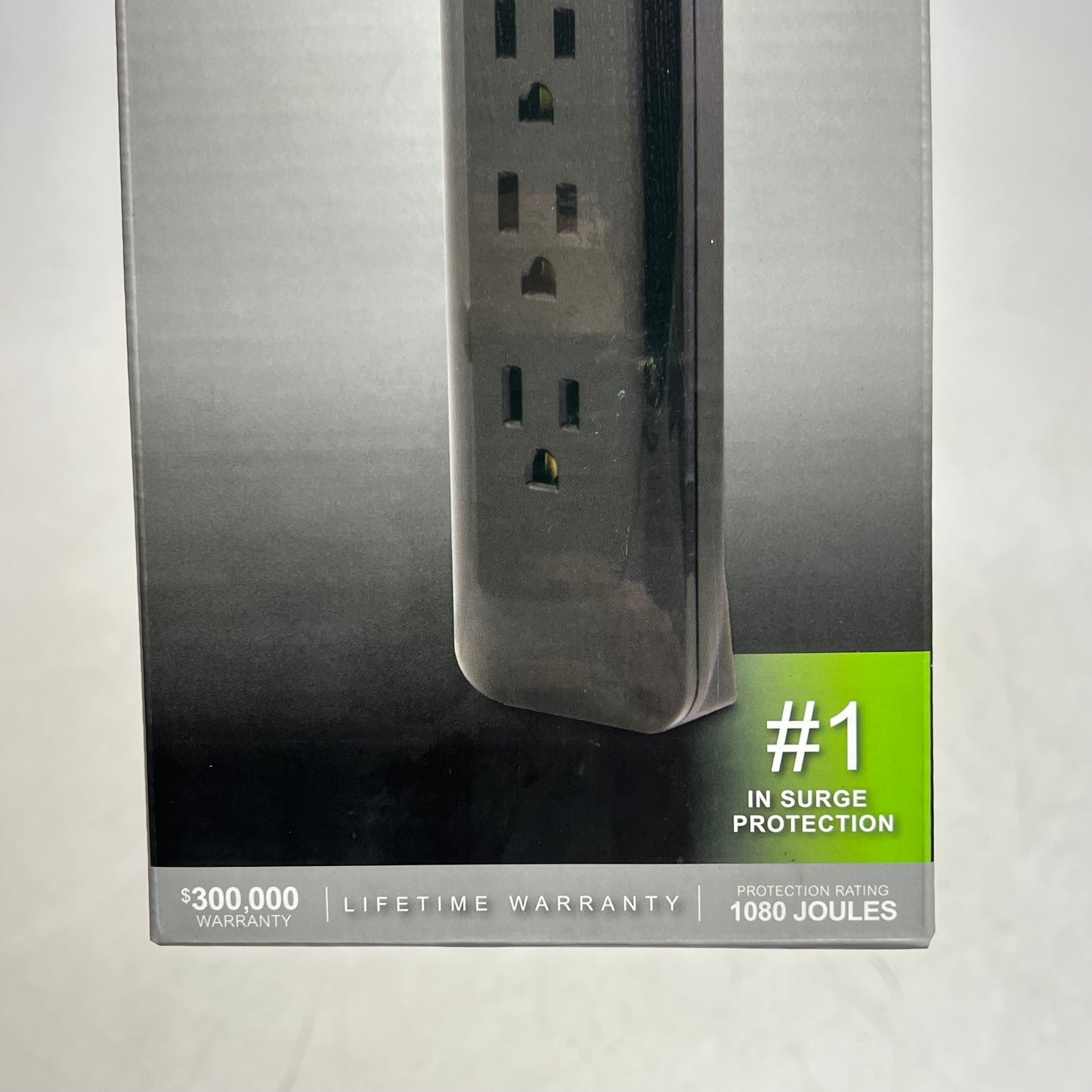 GENERAL ELECTRIC Jasco Ultra Pro Surge Protector 7 Outlet 4' Cord Black 5597