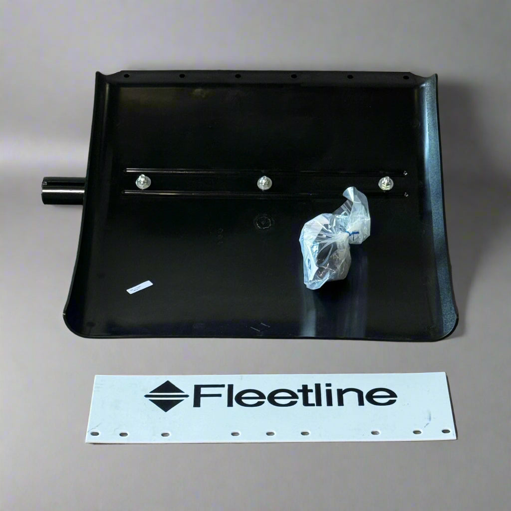 FLEETLINE Fleet Engineers Universal Poly Quarter Fender 22"W x 26"L Black FLP1900R