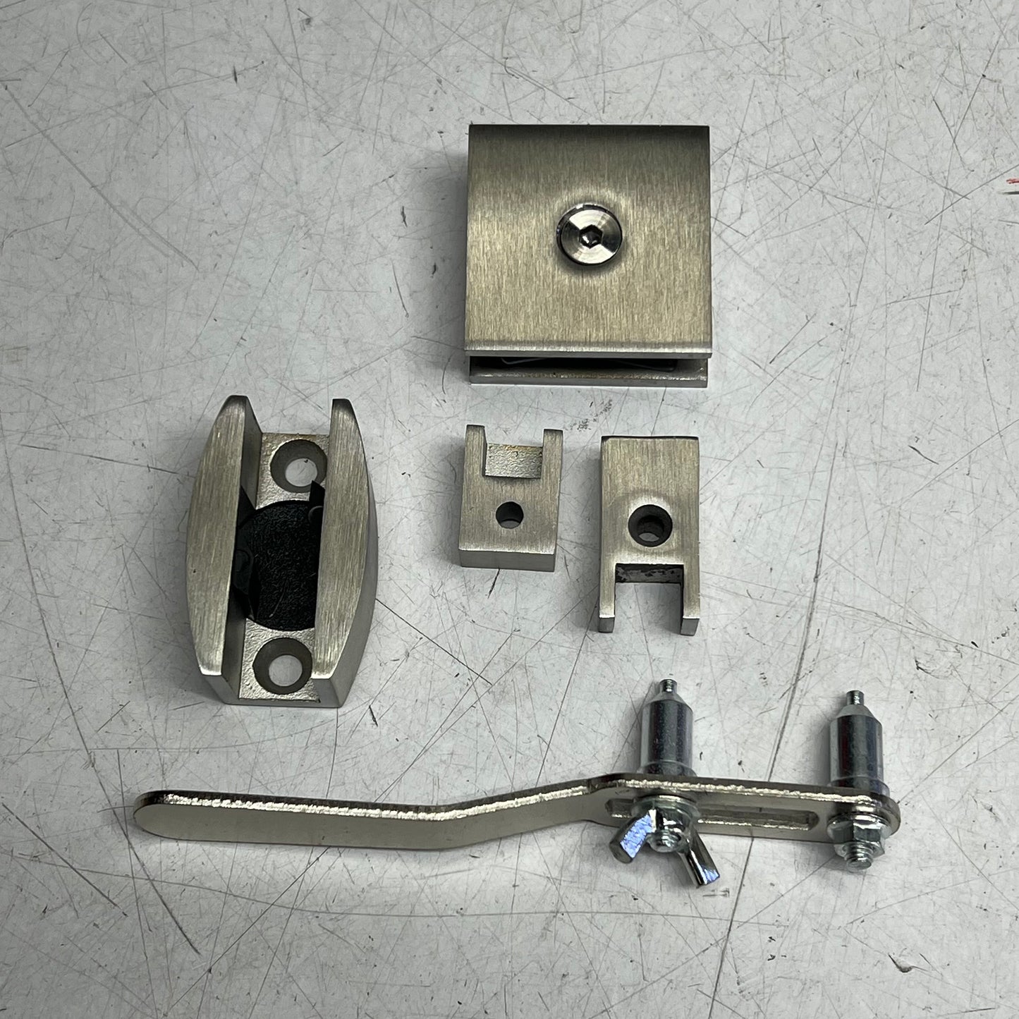 Shower Door Hardware & Handles Frameless Shower Doors SS HDW9448.01-SS-X (As-Is)