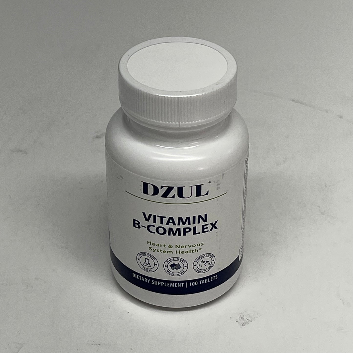 ZA@ DZUL (5 PACK) Vitamin B Complex Heart & Nervous System Health 100 Tablets