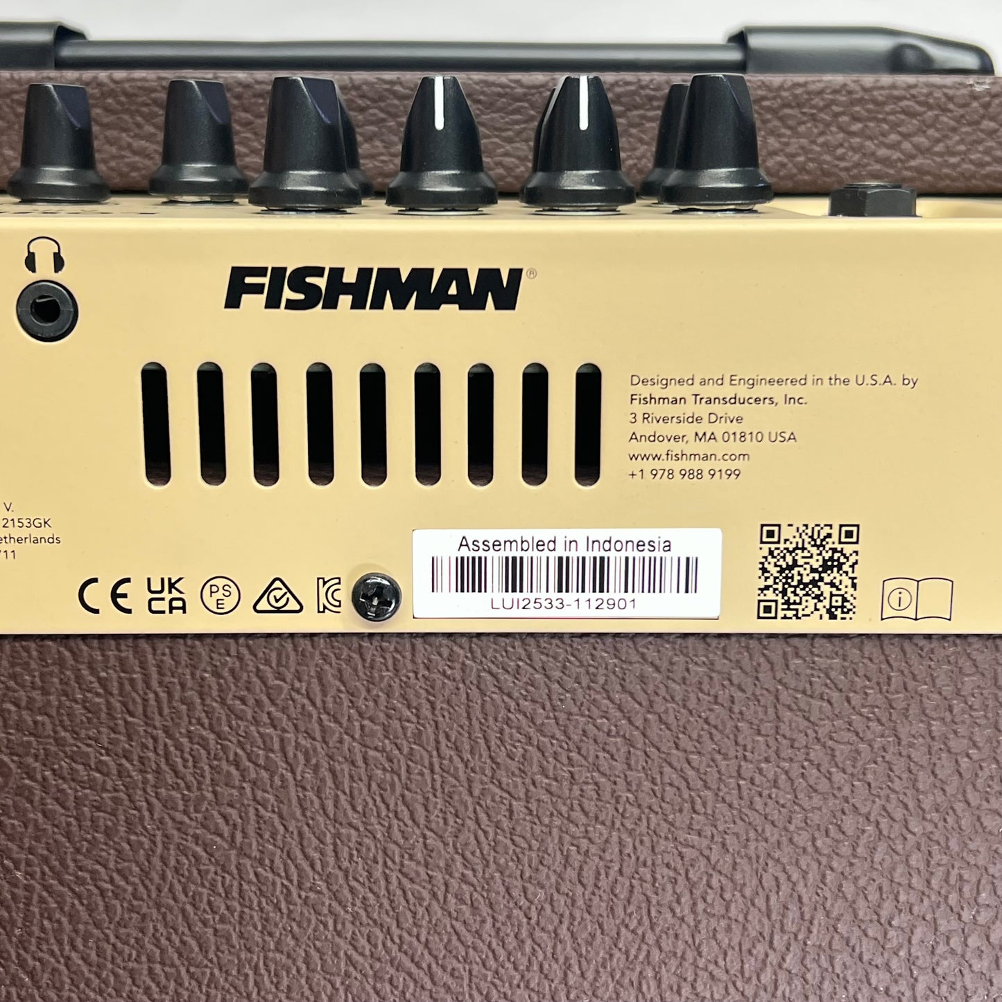 FISHMAN Loudbox Micro Acoustic Guitar Amplifier 40W 1 X 5.25" Brown PRO-LBT-4|00