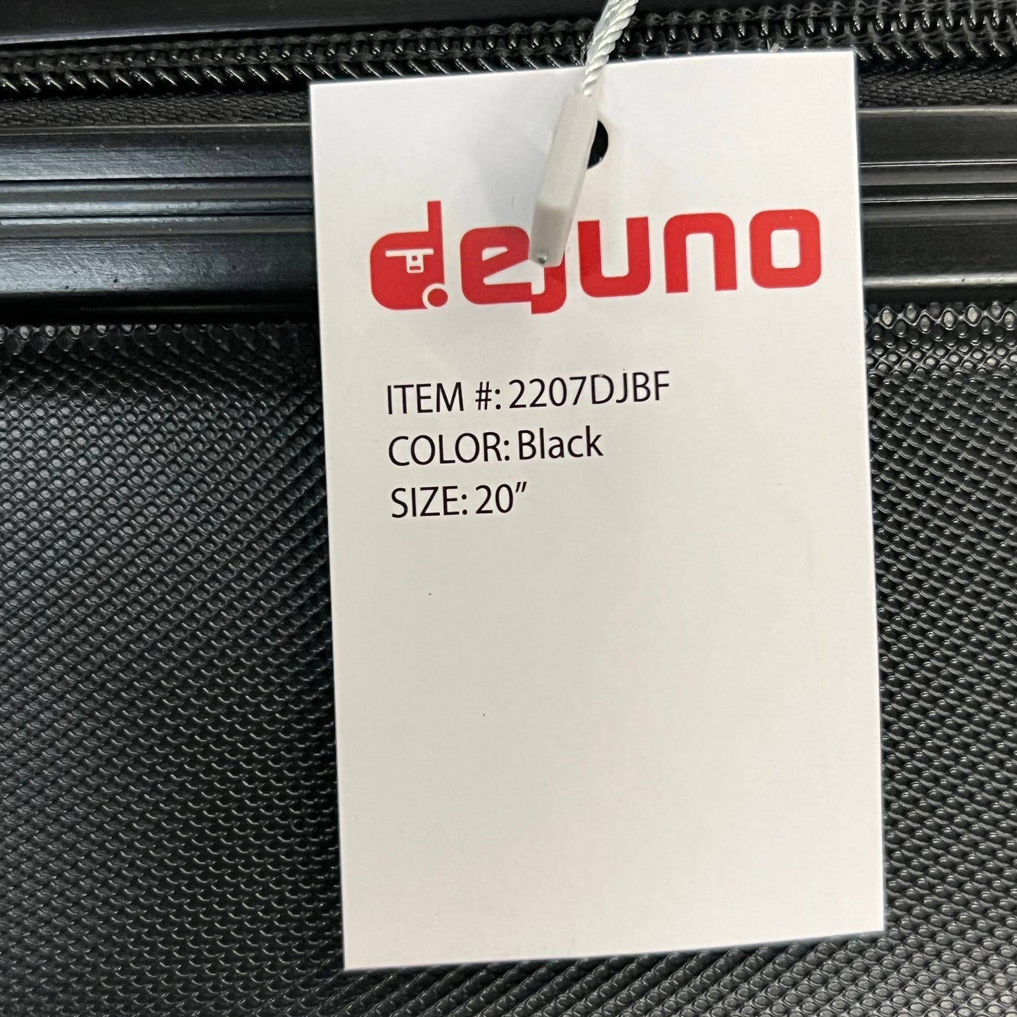 DEJUNO (3 PACK) Light Weight Expandable Spinner Rolling Suitcase Set BLACK