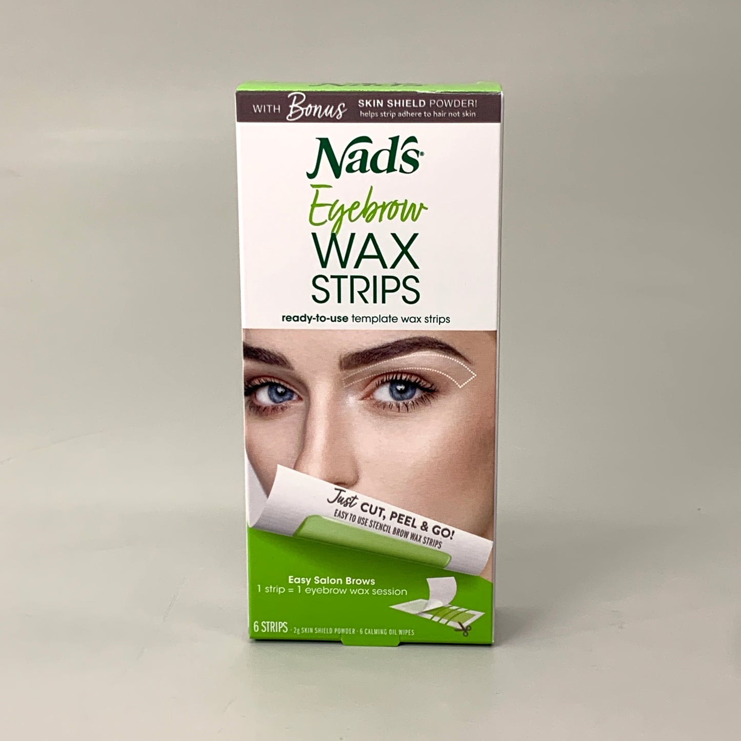 NADS 3 PK Eyebrow Wax Strips 6 Strips 6525EN06