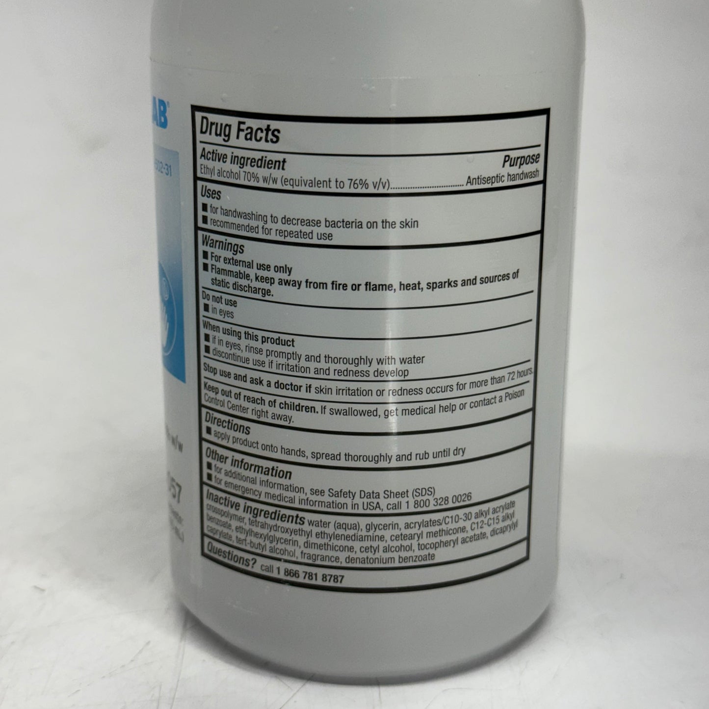 ECOLAB (12 PACK) Express Gel Hand Sanitizer 18 fl oz. 6000057 BB 03/28