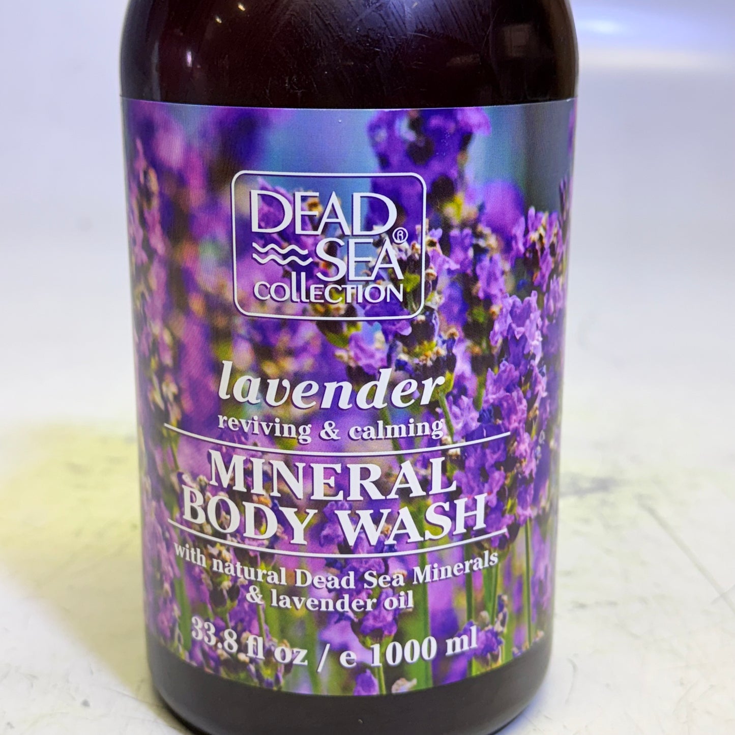 DEAD SEA COLLECTION (2 PACK) Lavender Mineral Body Wash Calming 33.8 Fl Oz