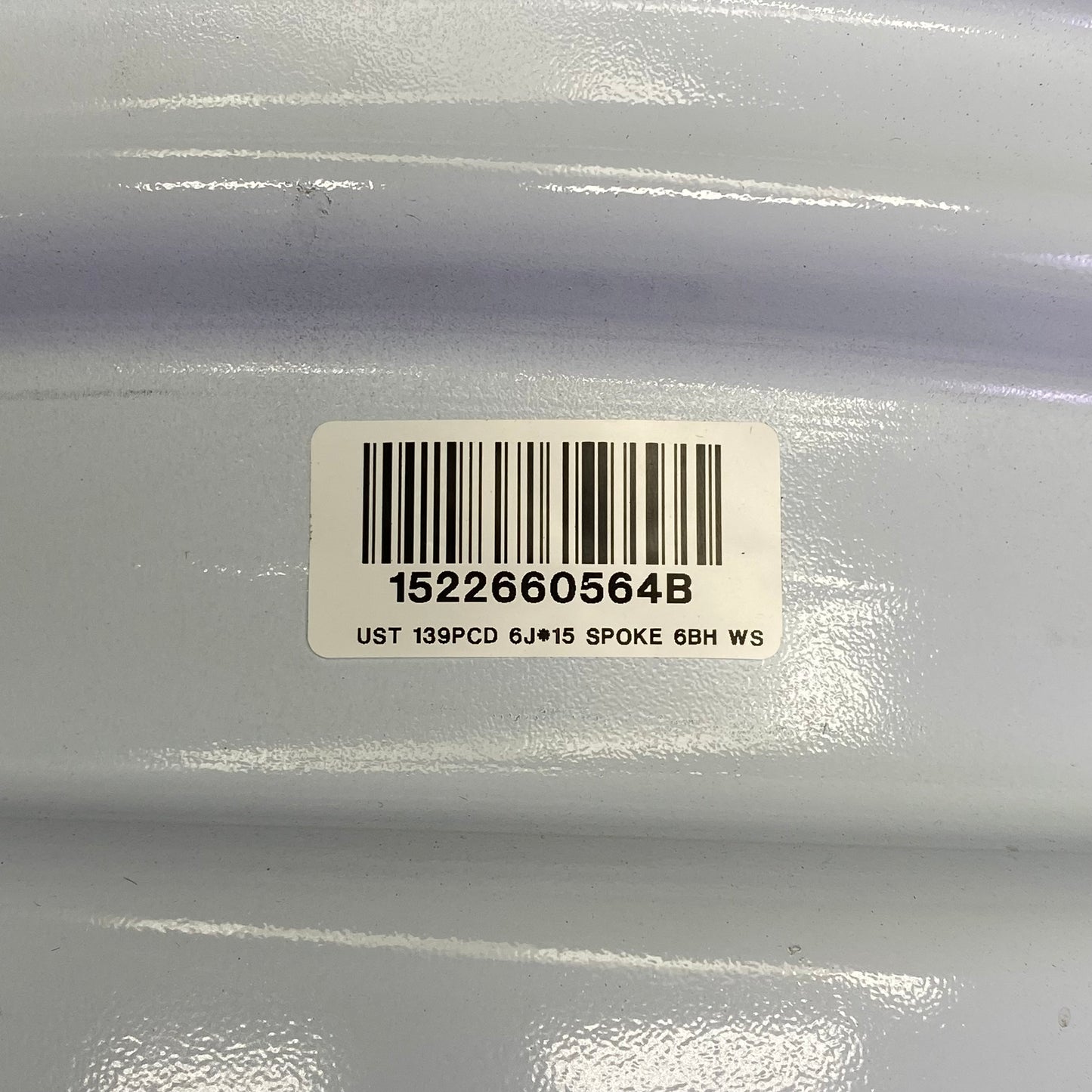 CARLISLE Highway Spoke Trailer Wheel 15" x 6" White 1522660564B