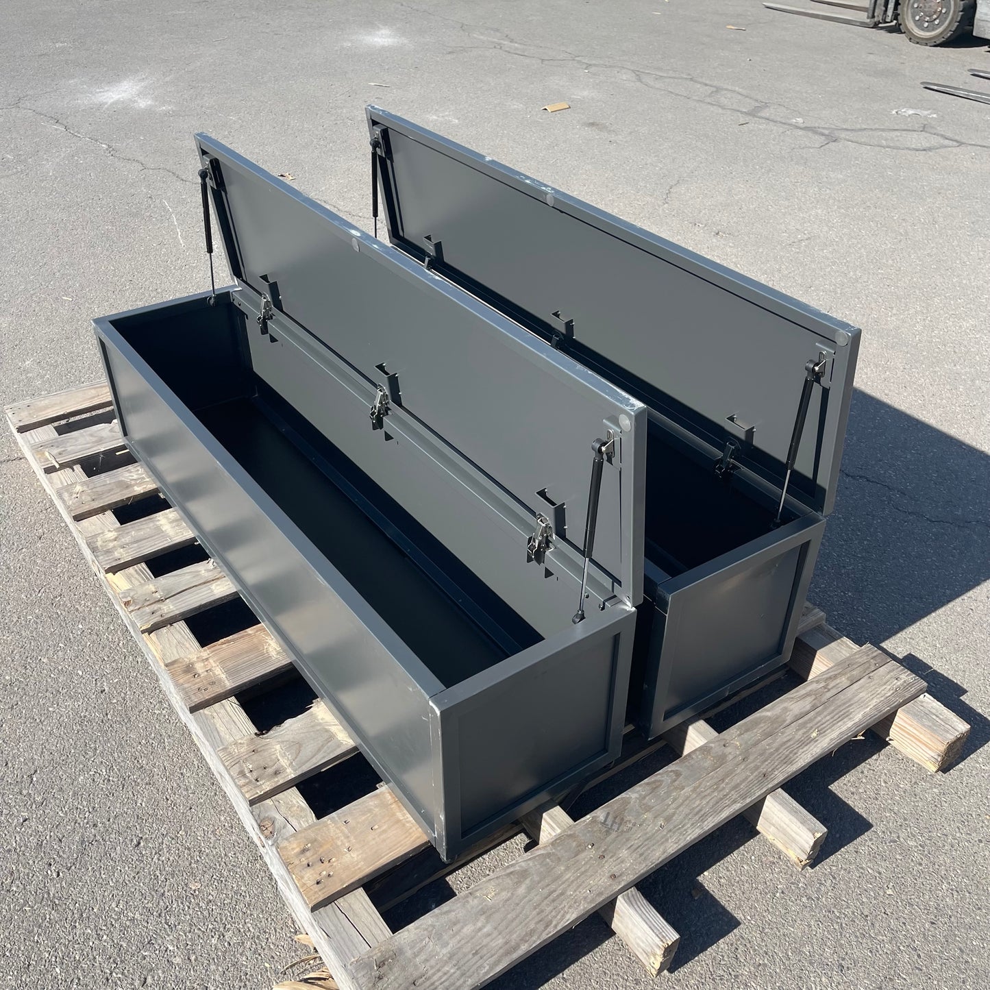 ZA@ UNBRANDED Roll Out Metal Shelving/Tables (AS-IS)