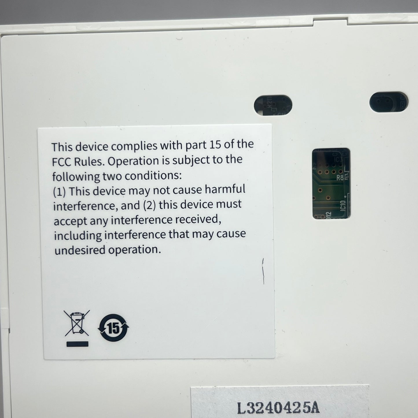 TOSHIBA Thermostat Wired Remote Controller W/ External Communication White RBC-AWSU52-UL