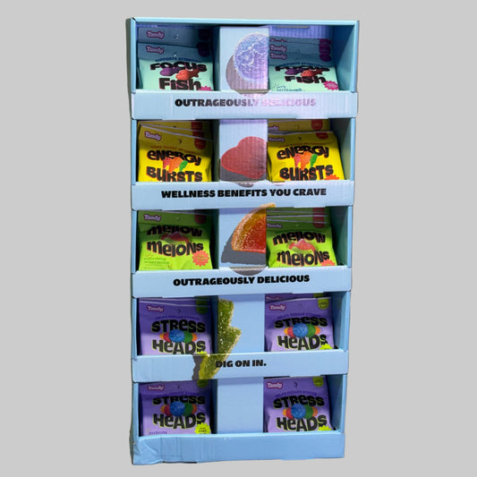 ZA@ TANDY Candy Stand 60ct 80032T BB 04/26 (New Other, Distressed Box) A