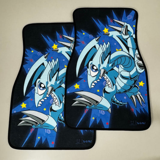 HOSHI GARAGE (SET OF 2)YU-GI-OH! Matching Blue-EyesToon Dragon Universal Car Mat