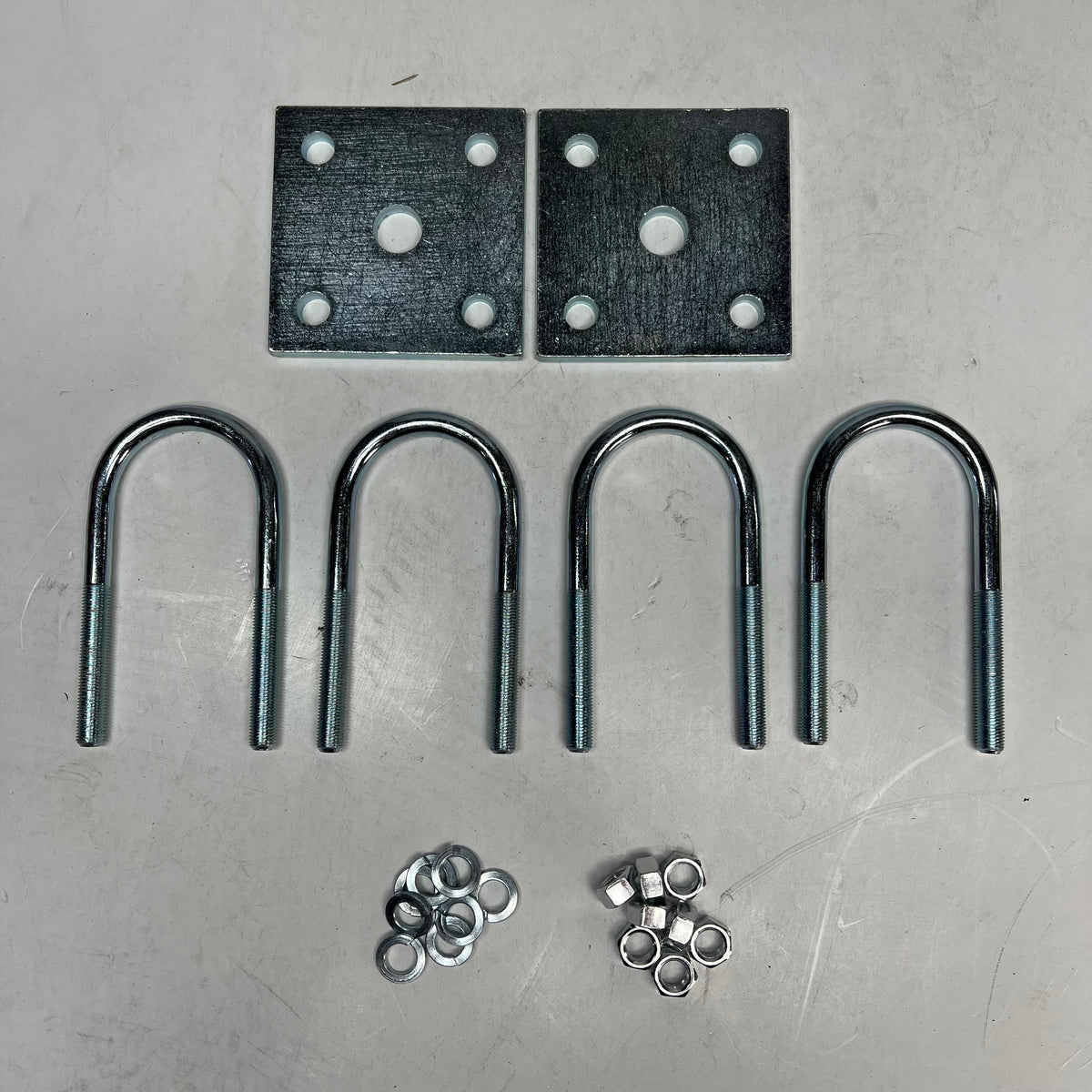 MAT Trailer U-bolt Kit for Leaf Springs Round Bend  1-3/4"W 4-1/4"L APUBR-10