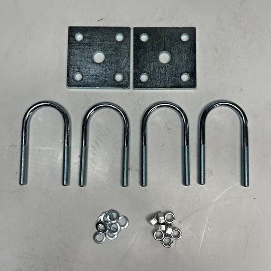 MAT Trailer U-bolt Kit for Leaf Springs Round Bend  1-3/4"W 4-1/4"L APUBR-10