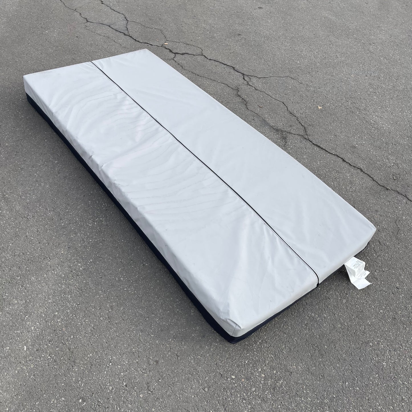 ZA@ MCKESSON Therapy Foam Medical Mattress Blue & Grey (AS-IS)