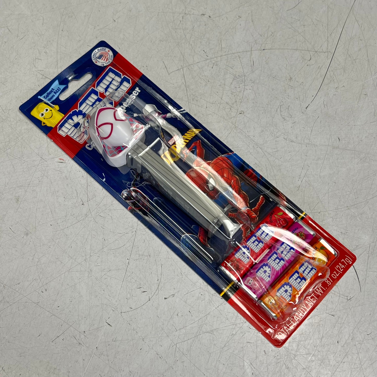 PEZ (12 PACK) Spiderman Charactors Candy Dispensers W/ Candy 079116 BB 01/31