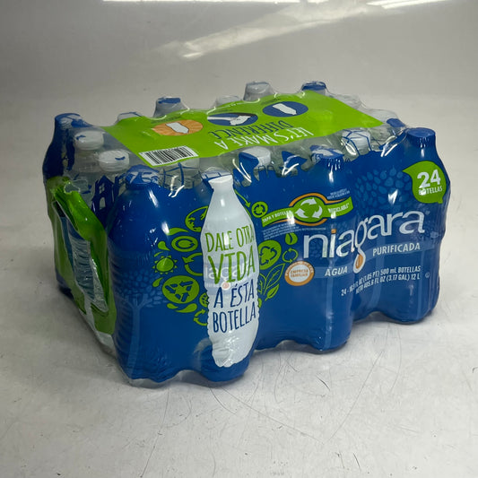 ZA@ NIAGARA (96 BTLS) Let’s Make a Difference Purified Drinking Water 16.9 fl oz BB 08/27