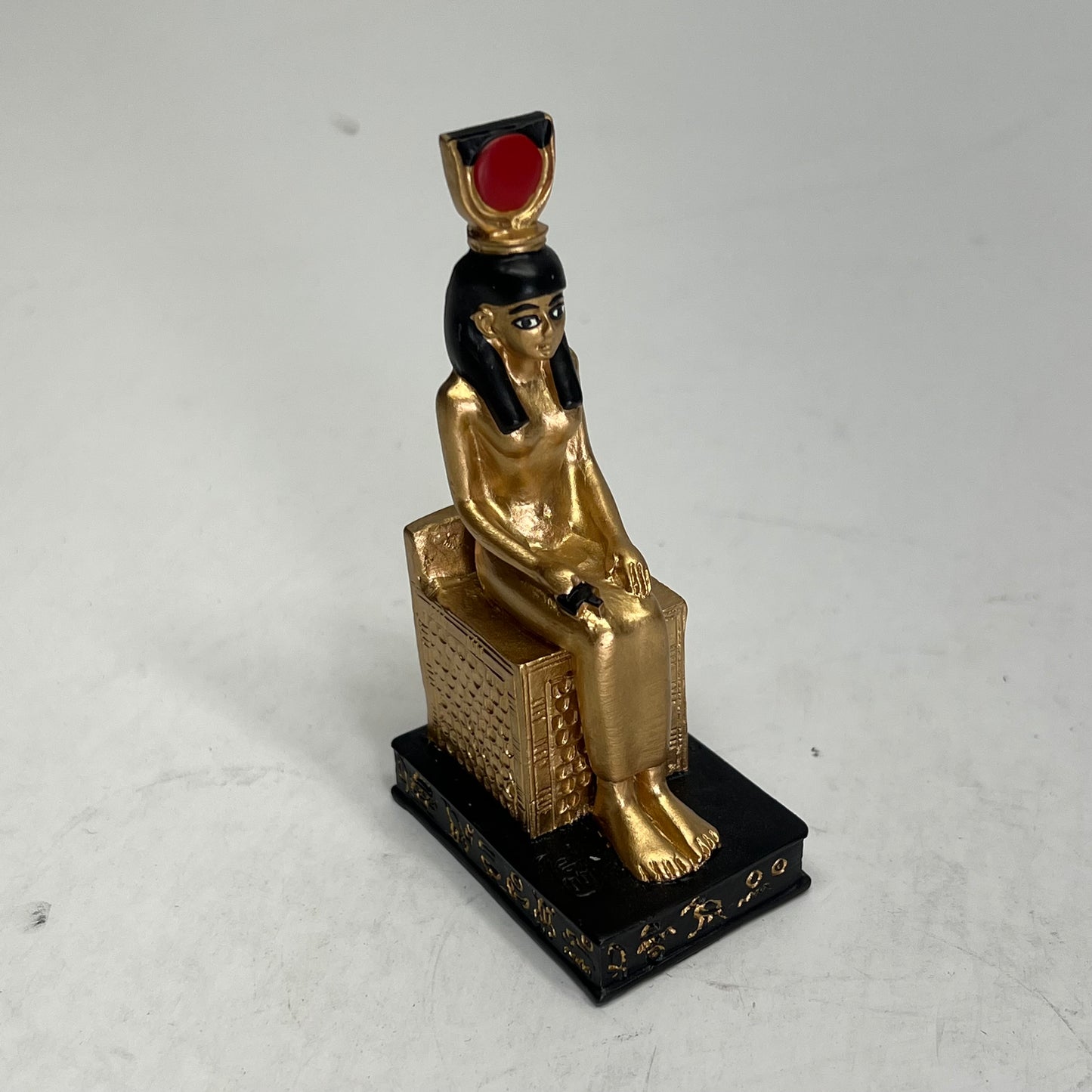 SUMMIT COLLECTION (SET OF 4) Seated Gods & Goddesses Ancient Egypt Gold Y8133