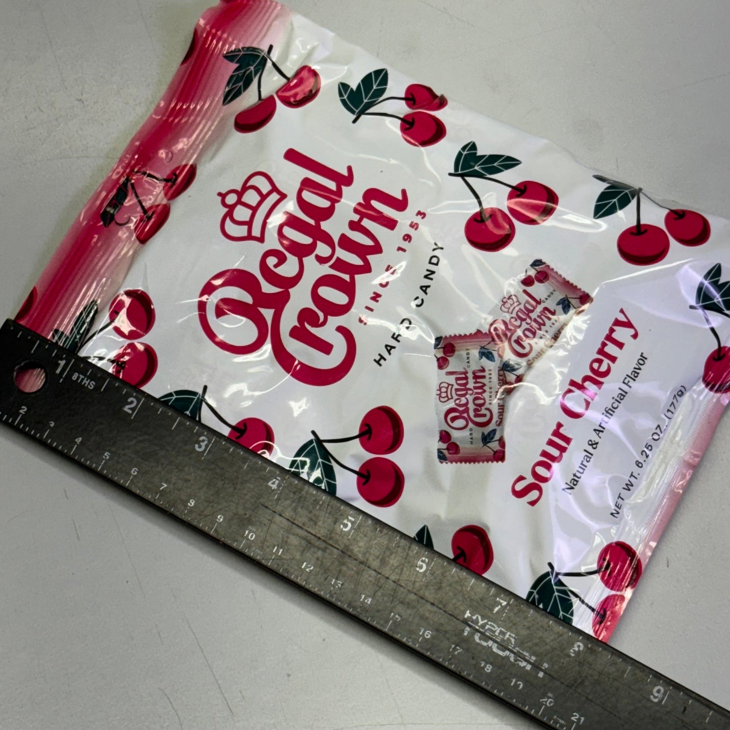 ZA@ ICONIC CANDY (12 PACK) Hard Candy Sour Cherry 6.25 oz BB 04/27 C