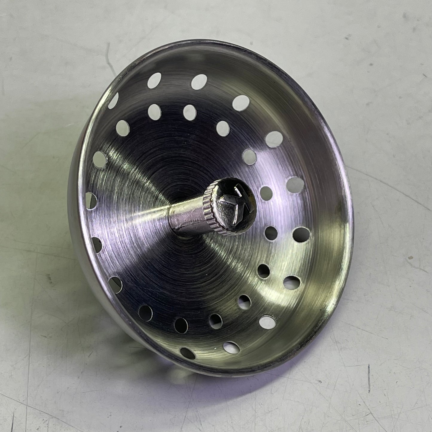 DO IT BEST Solid Brass Strainer 3-1/2" Dia Brushed Nickel DIB5435DSBN 438976