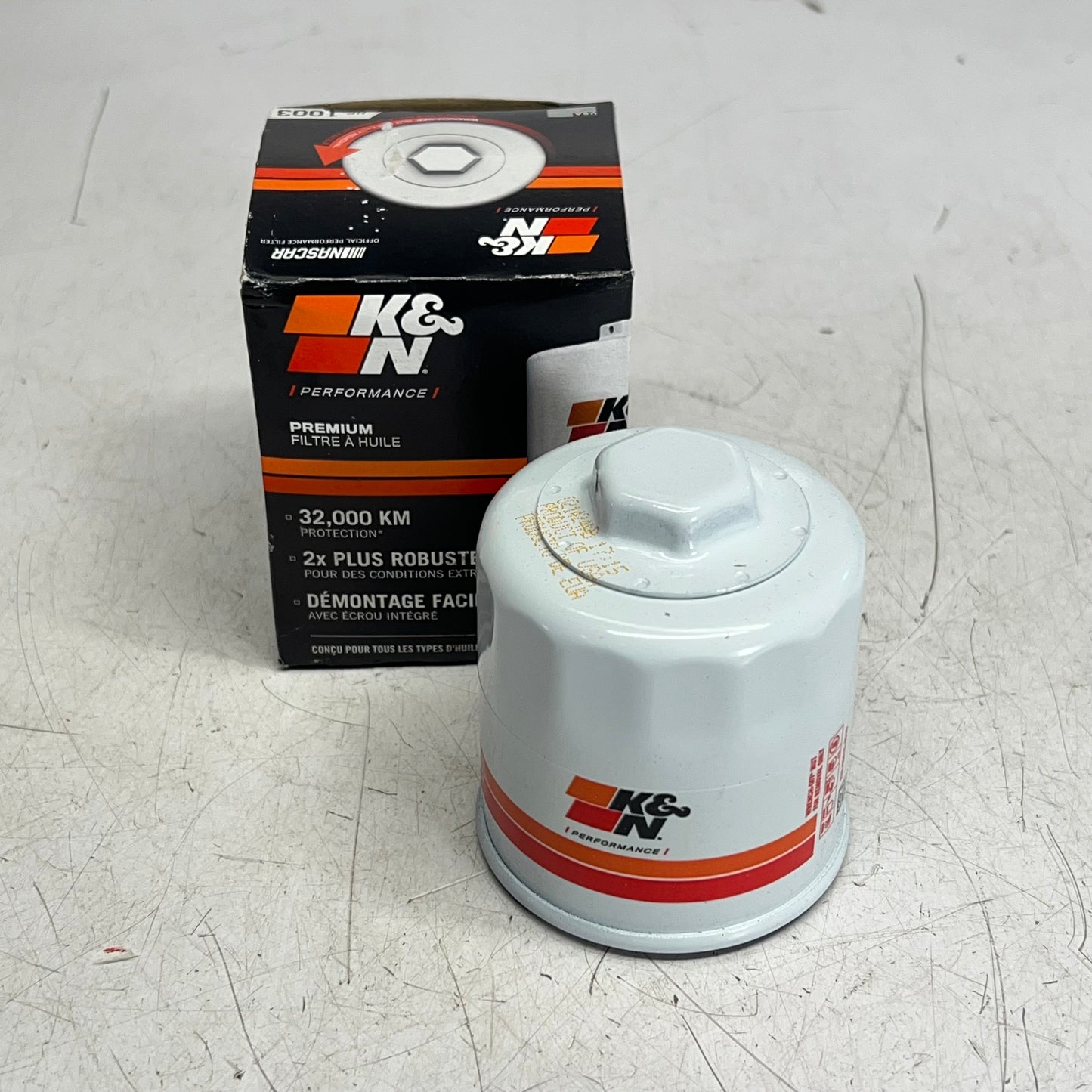 K&N (2 PACK) 20,000 Mile Premium Oil Filter for Lexus, Toyota & More HP-1003