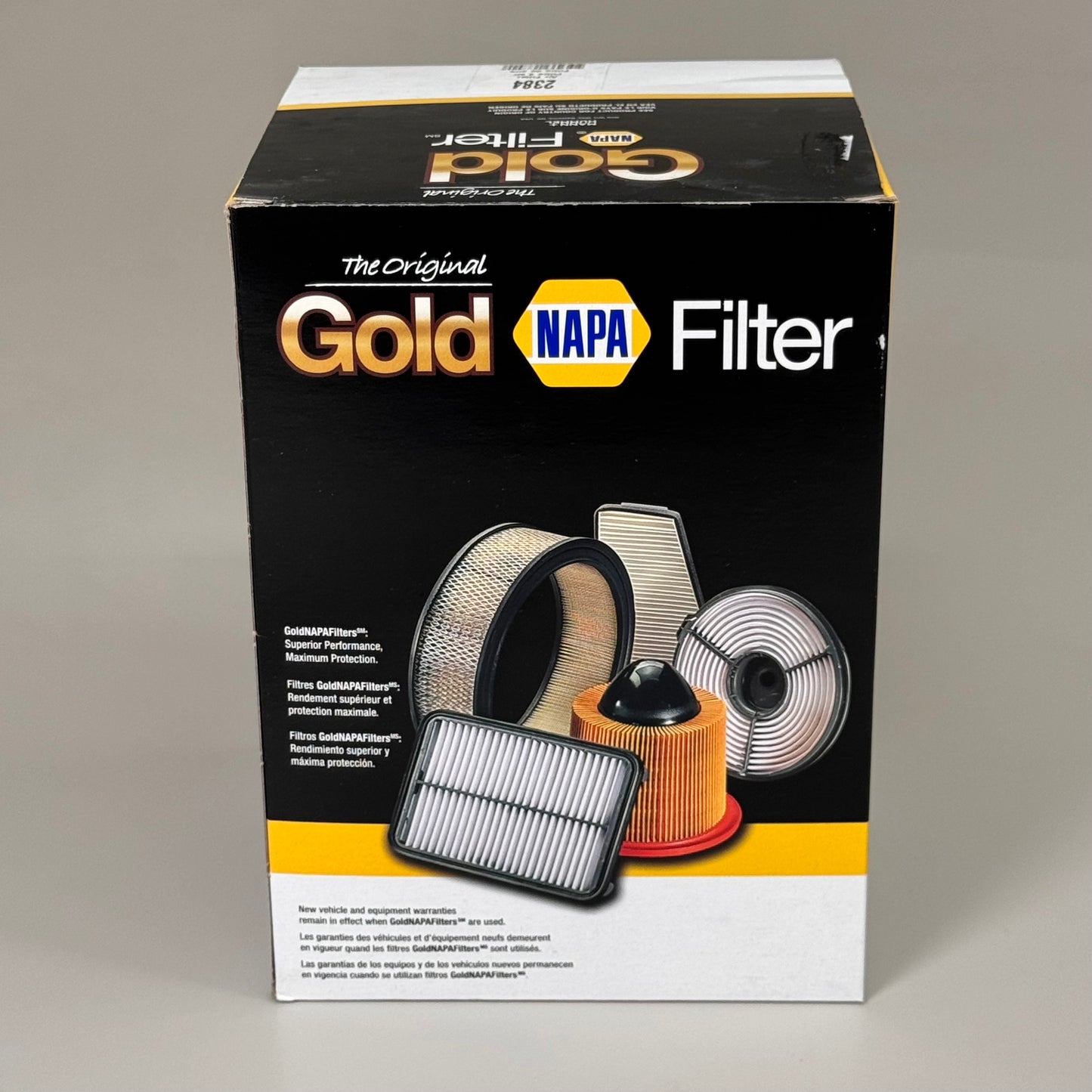 NAPA The Original Gold Air Filter Cellulose Media Material 2.52" Inside Dia 2384