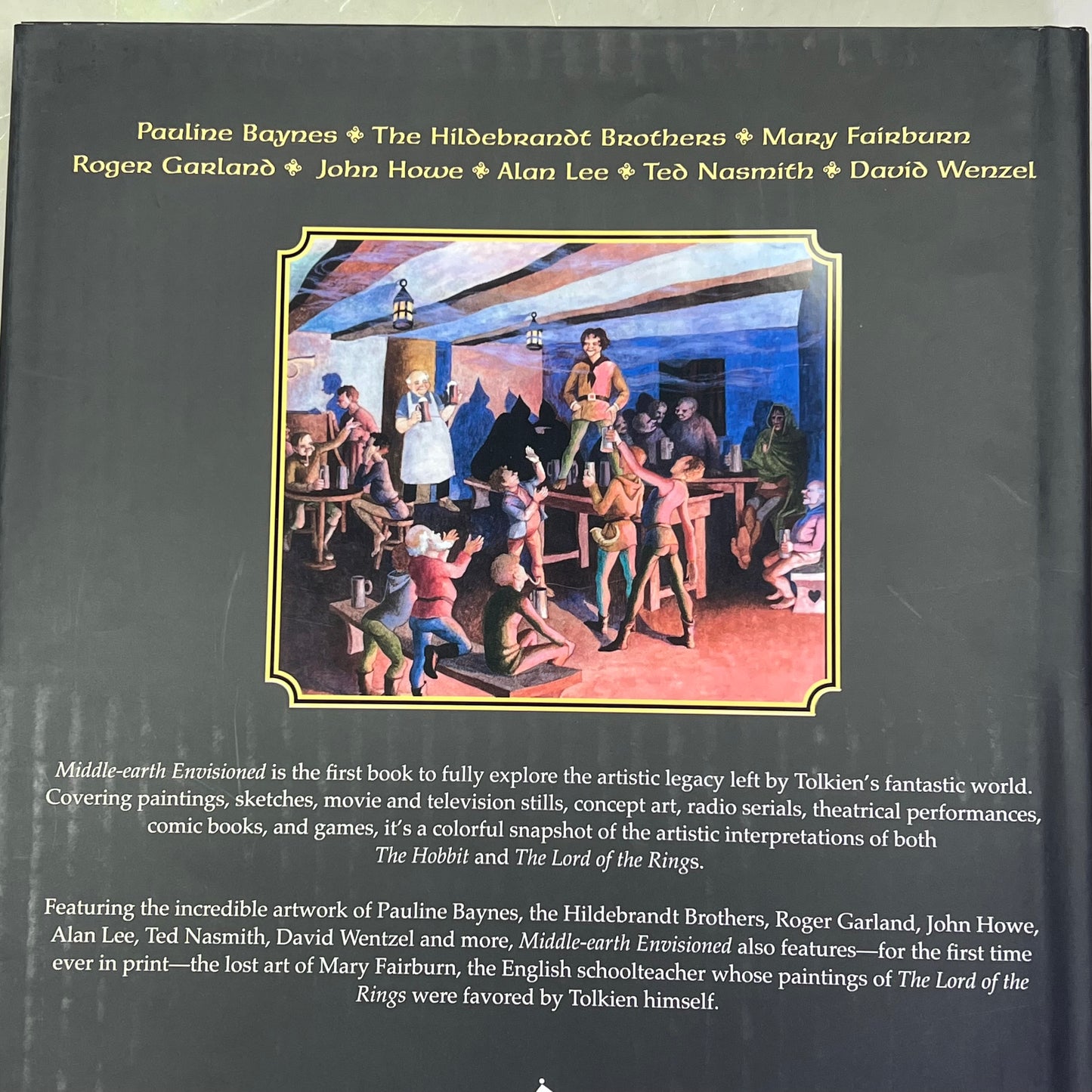 MIDDLE EARTH ENVISIONED The Hobbit & The Lord Of The Rings Hardback Book