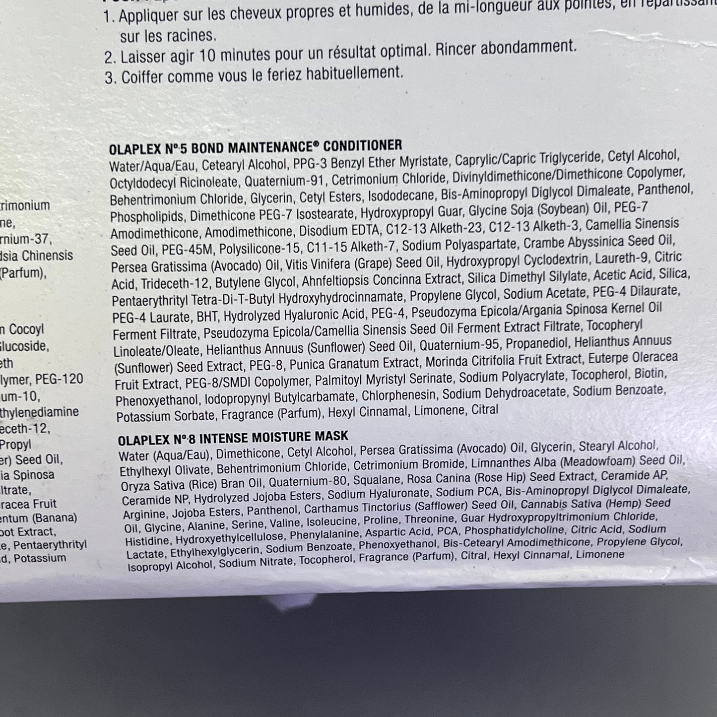 OLAPLEX (4 PIECE SET) Hair Repair & Strengthening Kit Intensive Bond Travel Sz