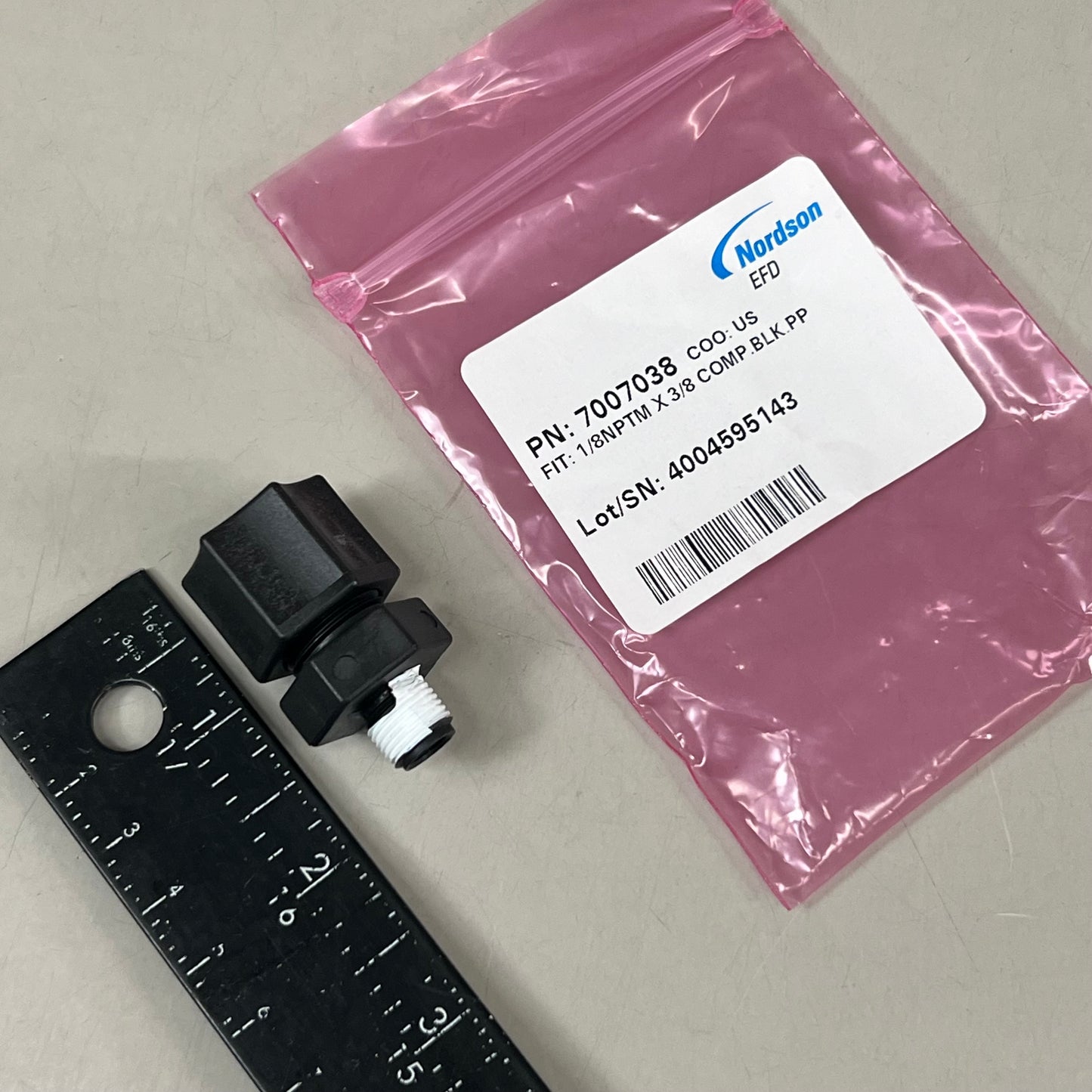 NORDSON 725A Piston Valves With SS Fluid Chamber Silver And Black 7021014