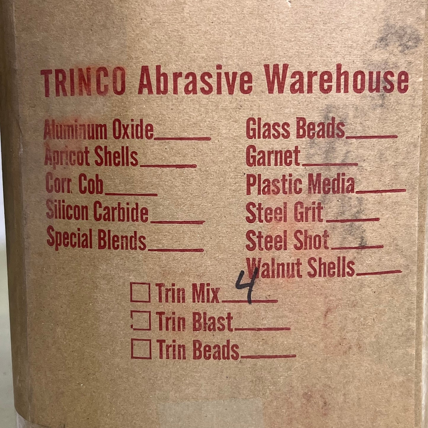 TRINITY TOOL Abrasives Sand 50 lbs Trin Mix