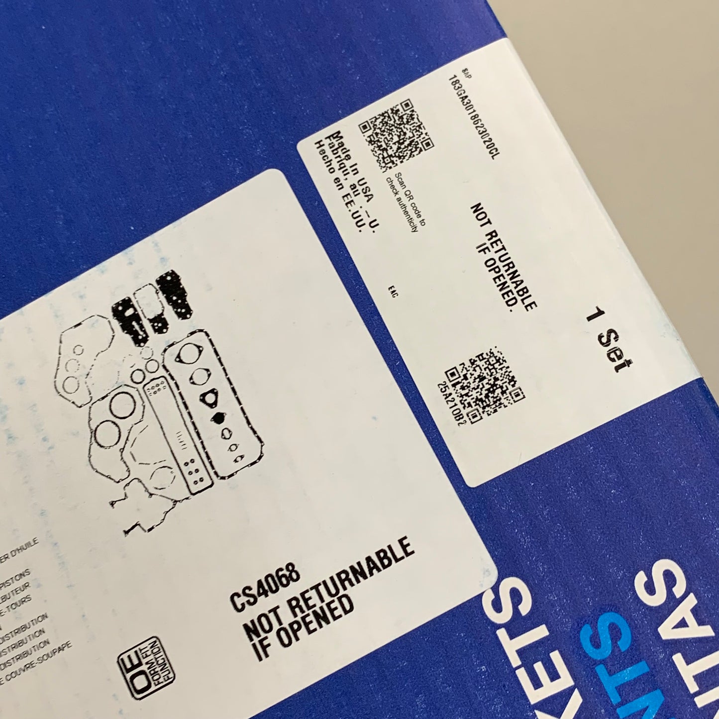 MAHLE Lower Engine Gasket Set For Dodge CS4068