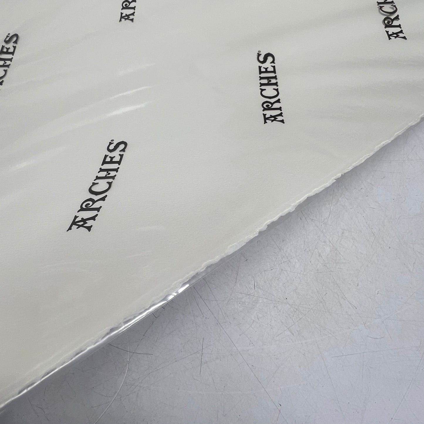 ARCHES AQUARELLE (5 SHEETS) Cold Press Watercolor Papers 22"x30" 300GSM-140LB Bright White