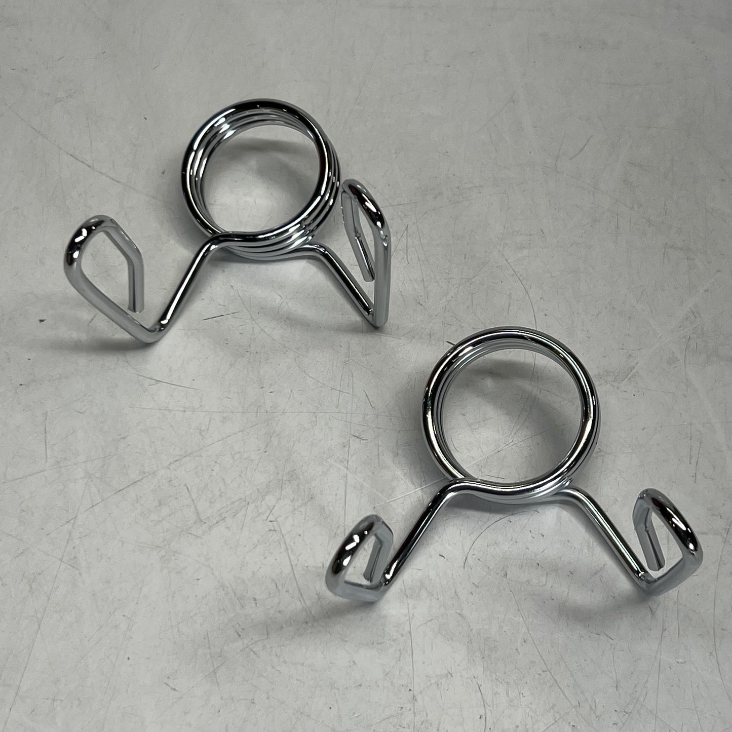 TITAN (2 Pcs) Olympic Barbell Spring Clips 2 PACK Silver 430011