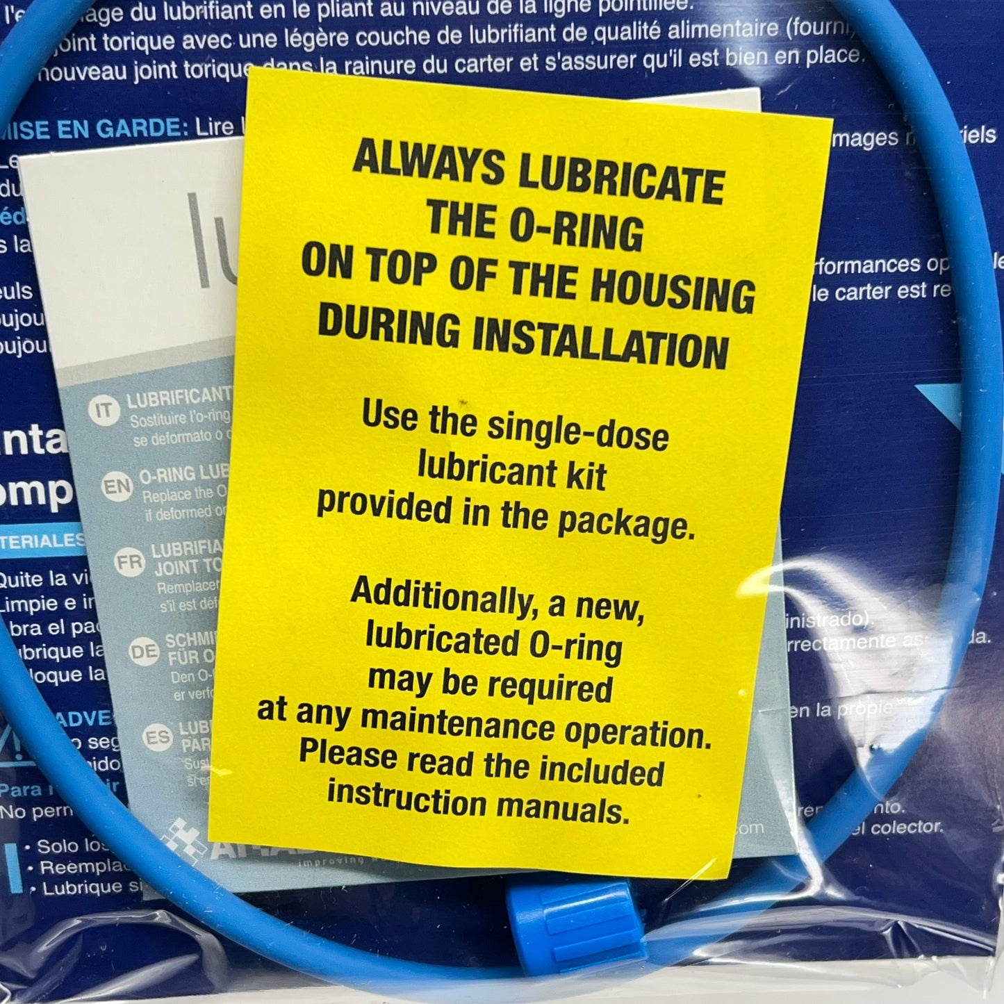 ATLAS FILTRI (2 PACK) Dp Big Hanger Card )-ring Lubrikit+ Vent Valve RE9020681