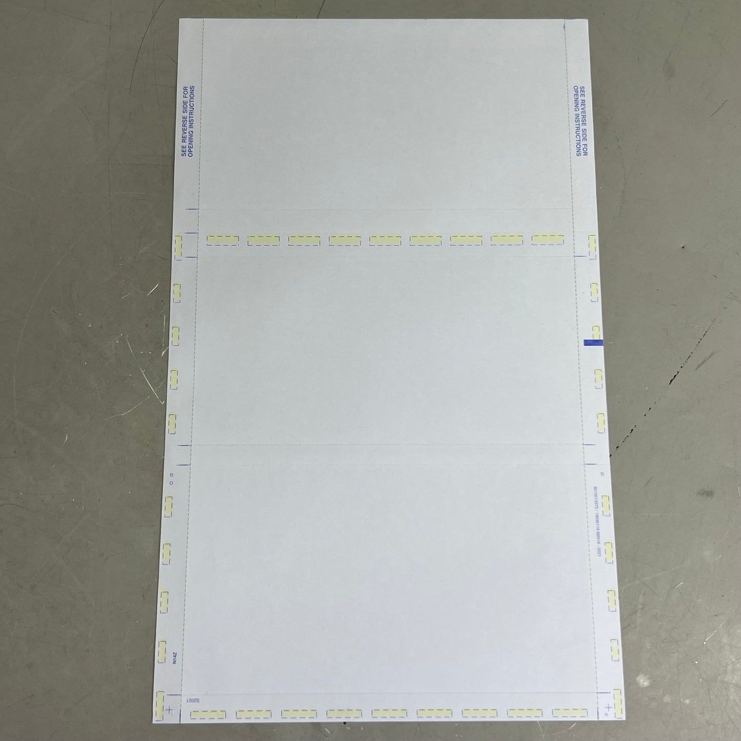 Check Paper (2000 Sheets) Sz 8.5" W x 14" L, White