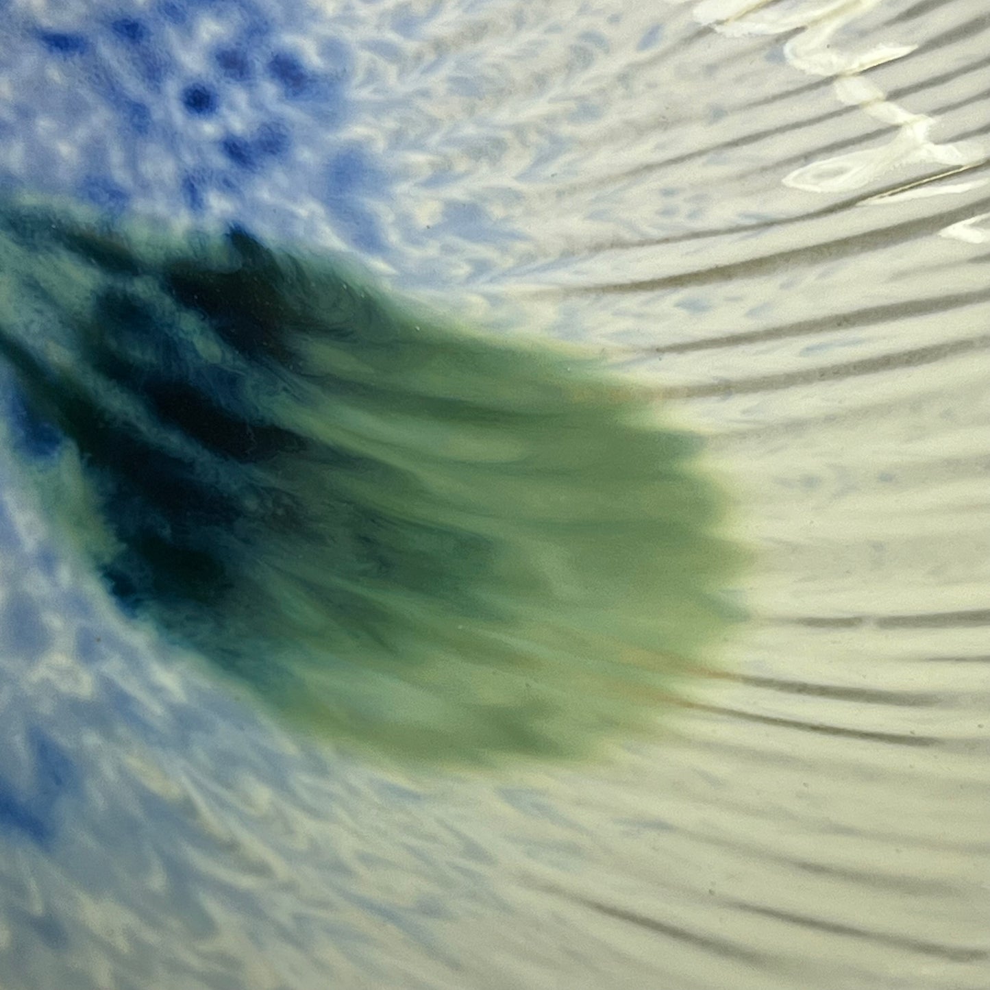 CREATIVE CO-OP Stoneware Bowl Reactive Crackle Glaze 11.5x2.5 DF8836