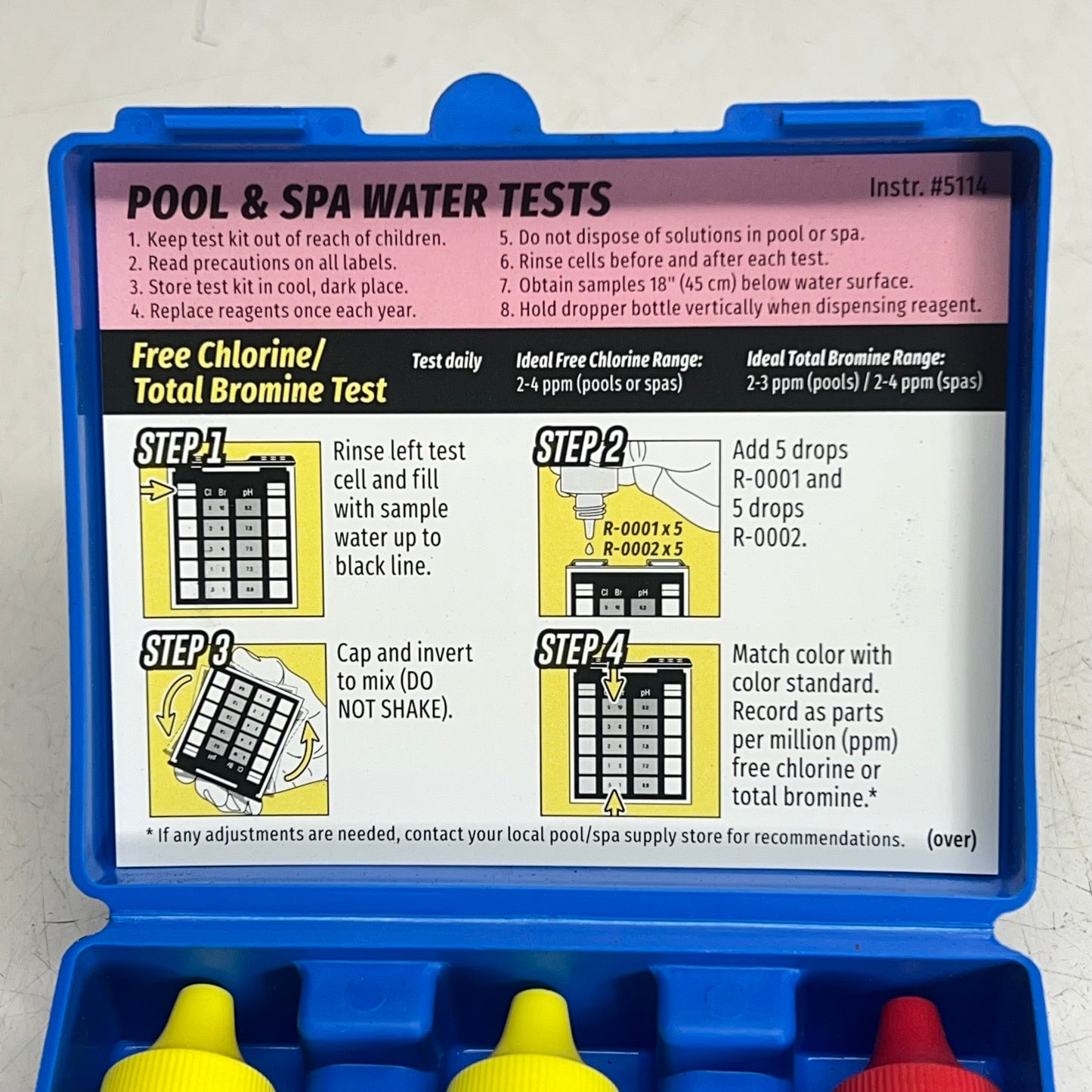 TAYLORS TECHNOLOGYS (3 PIECE KIT) Leslies Basic Poolcare Dpd Test 18-571