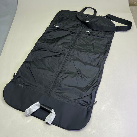 AWAY Garment Bag W/ Extra Carry Strap, Storage Pockets & Canvas Bag Black