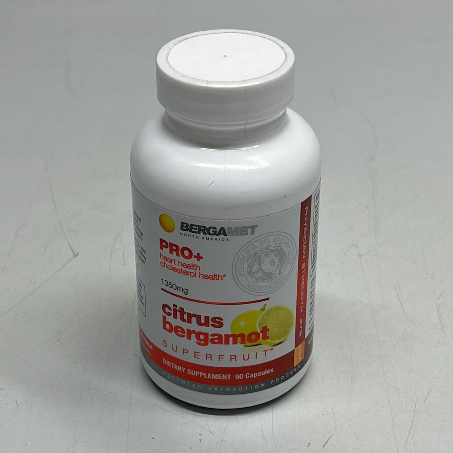 BERGAMOT PRO+ Heart Health Cholesterol Health Citrus Bergamot 90 Tablet BB 04/27