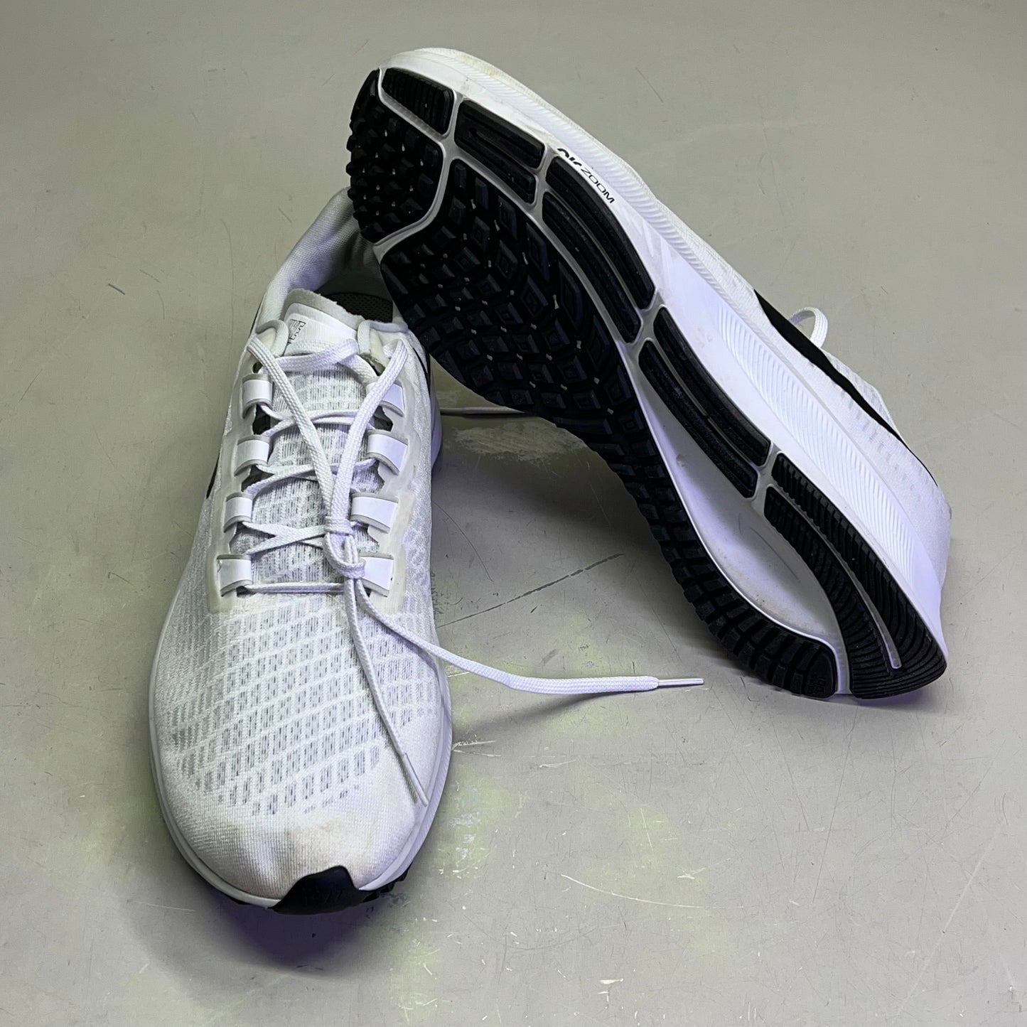 NIKE Zoom Pegasus 37 Sneaker Men's Sz 14 White (Pre-Owned)