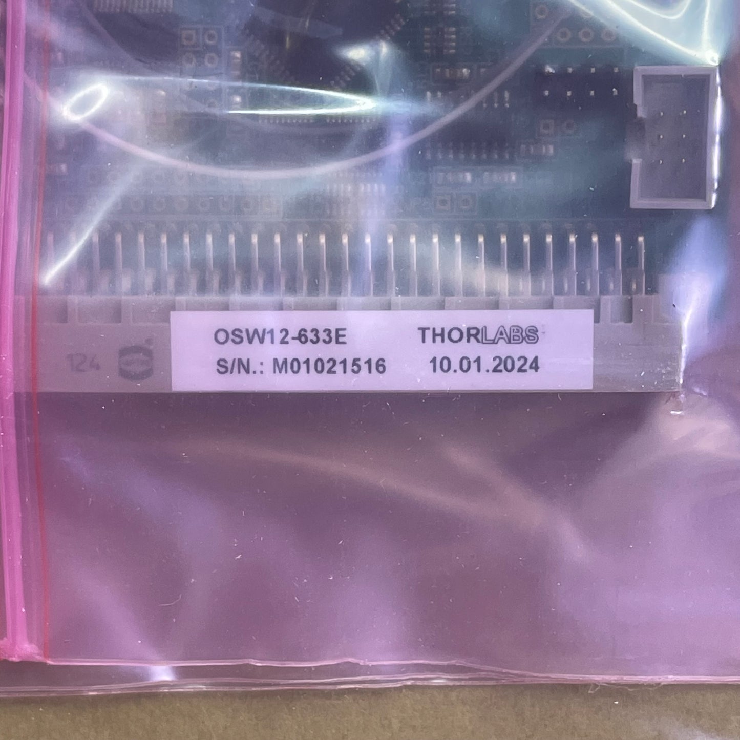 THORLABS Fiber Optic Switch Kit MEMS 1x2 600-800nm OSW12-633E