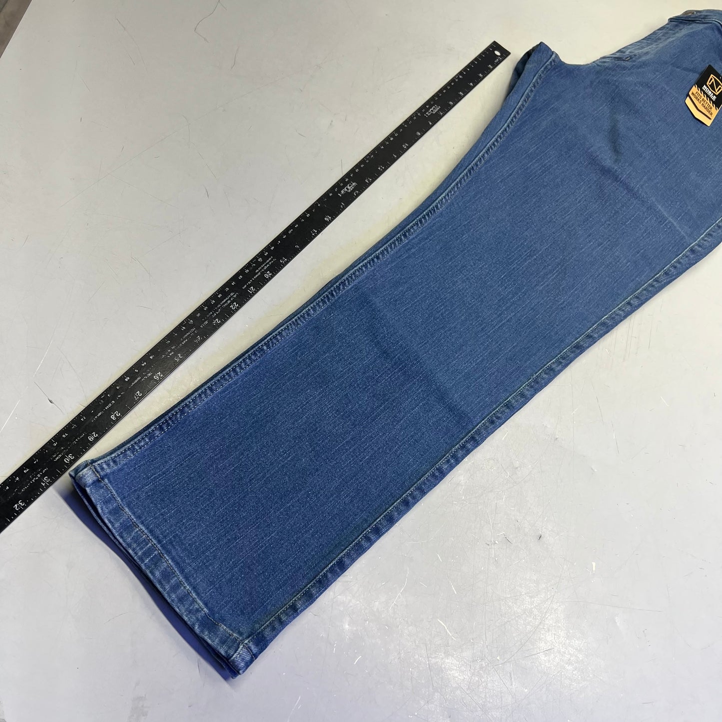 NOBLE OUTFITTERS Flex Denim 5-Pocket Work Pant Men's Sz 40x32 Stonewash 18458