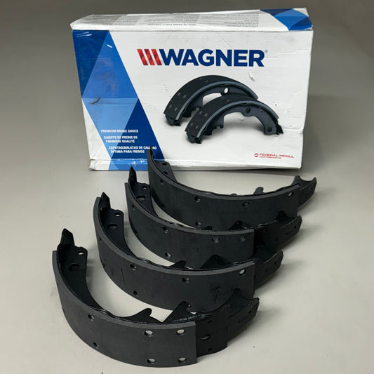 WAGNER QS Ceramic Disc Brake Pad Set 9 1/2" x 6" Black Z154R