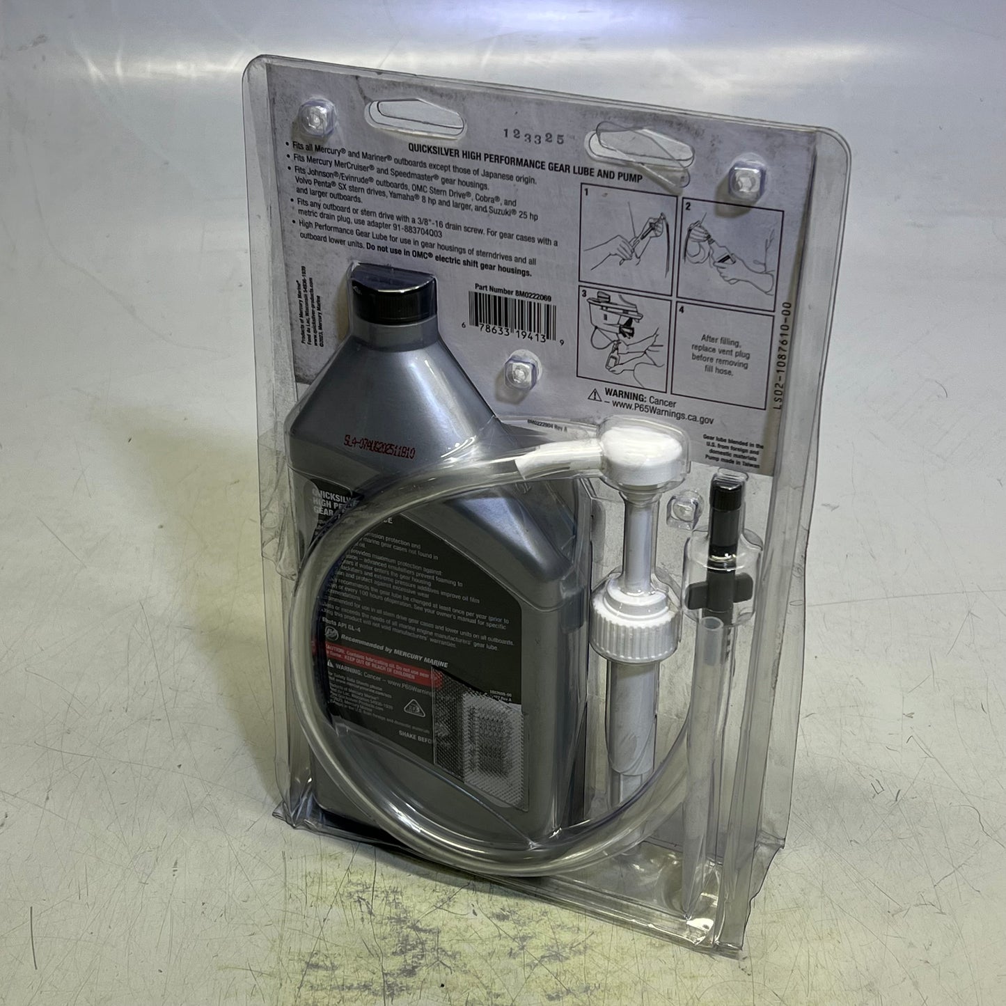 QUICKSILVER High Performance Gear Lube & Pump 32 fl oz 8M0222069