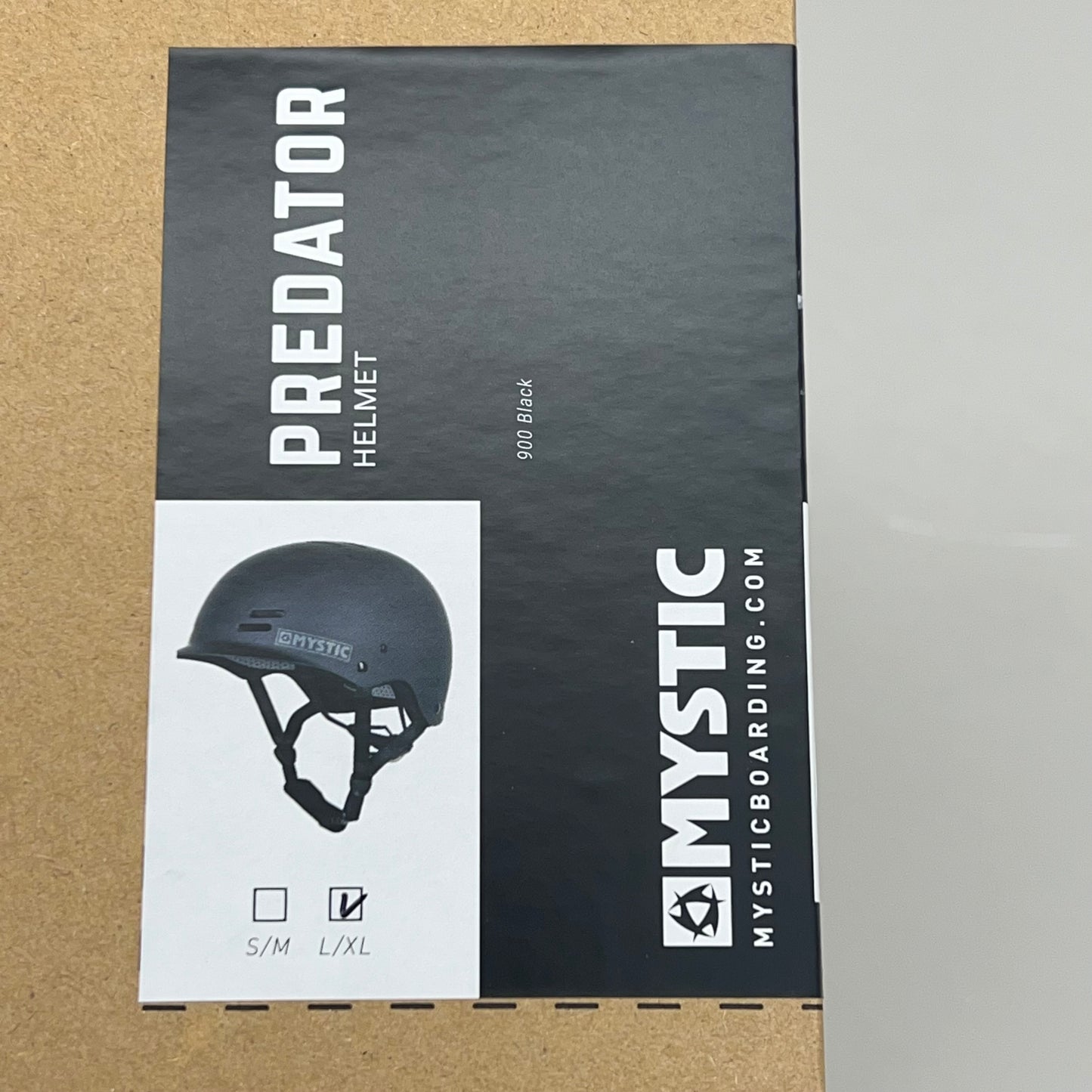 MYSTIC Predator Helmet Small Brim Dial System Unisex Sz L/XL Black 35409.180162