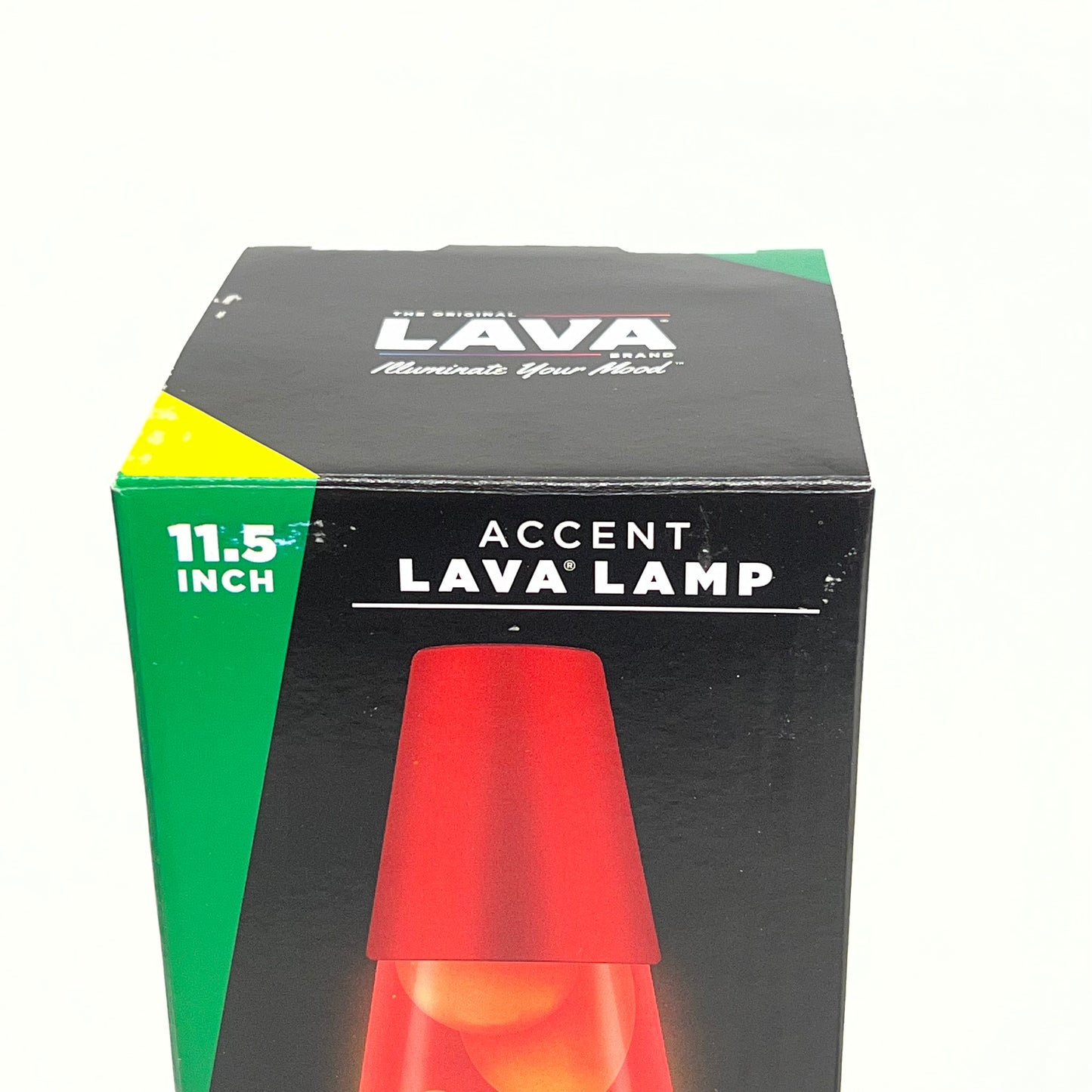 SCHYLING Accent Lava Lamp Illuminate Your Mood 11.5" Rainbow Liquid & Base 1982